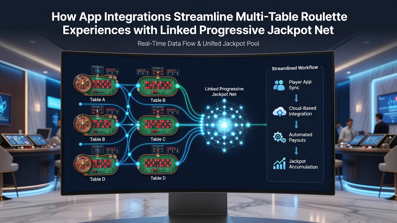 Screenshot of linked progressive jackpot counters across several roulette tables in a mobile app