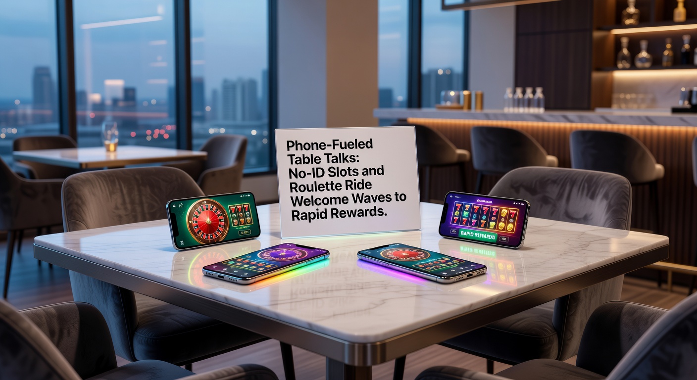 Dynamic close-up of a smartphone interface showing live roulette wheel spinning alongside slot symbols and chat bubbles from dealers, with phone bill deposit confirmation glowing on screen
